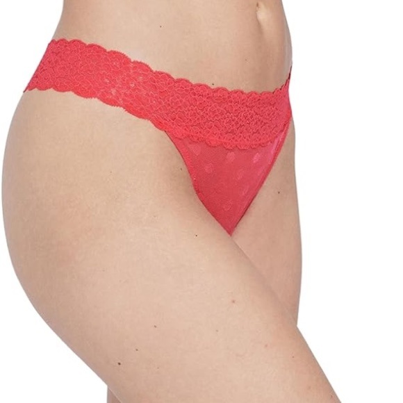 Skarlett Blue Women's Dare Dot Mesh
Red Thong Sz S - Picture 2 of 4